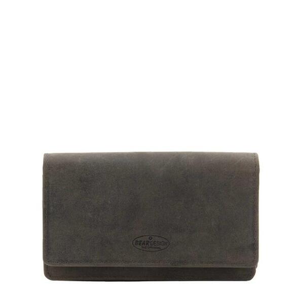 Product image 1 of Bear Design Dark Nature Dames Portemonnee 12 CC brown