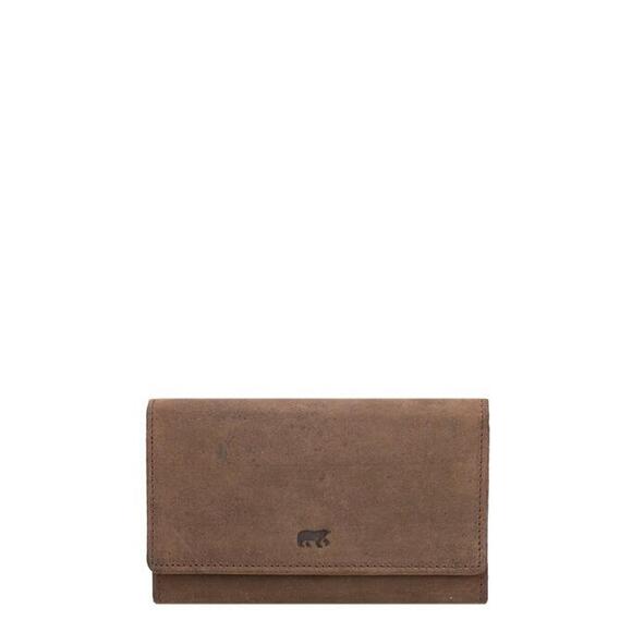 Product image 1 of Bear Design Dark Nature Dames Portemonnee bruin