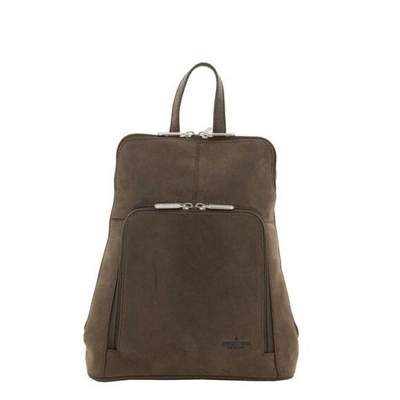 Product image 1 of Bear Design Dark Nature Rugtas Met Rits brown