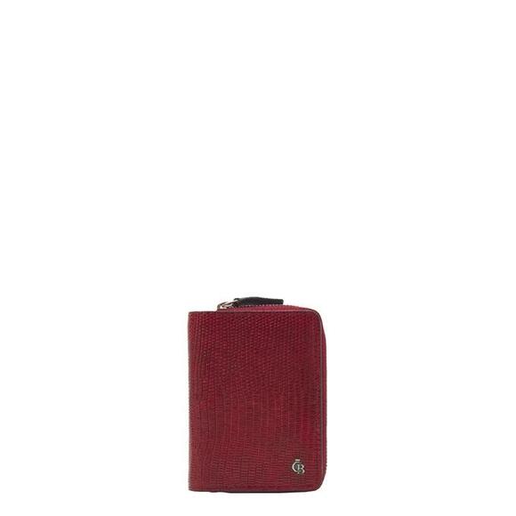 Product image 1 of Castelijn & Beerens Donna Damesportemonnee Ritsvak 4 Pasjes RFID rood