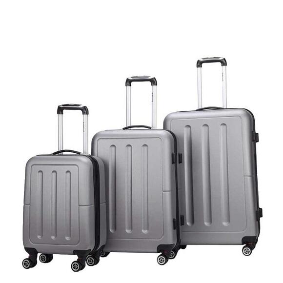 Product image 1 of Decent Neon-Fix 3-delige Kofferset zilver