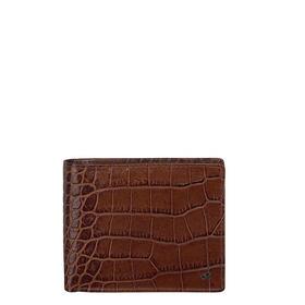 Afbeelding van dR Amsterdam Croco Billfold 10cc chestnut