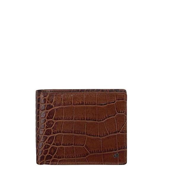 Product image 1 of dR Amsterdam Croco Billfold 10cc chestnut