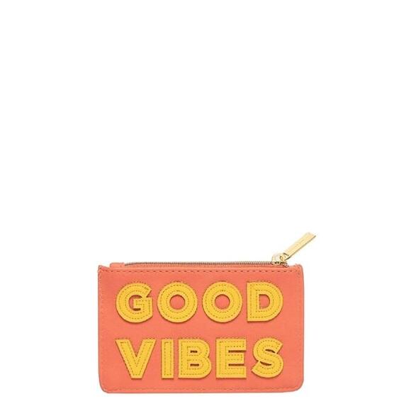 Product image 1 of Estella Bartlett Card Purse Good Vibes Applique