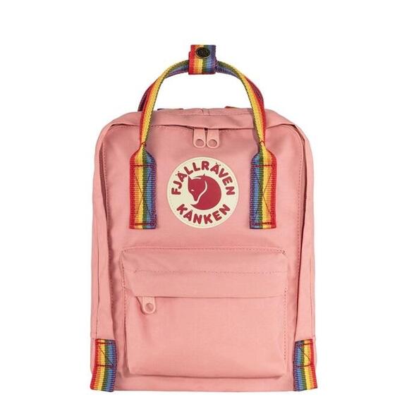 Product image 1 of Fjallraven Kanken Rainbow Mini Rugzak pink-rainbow pattern