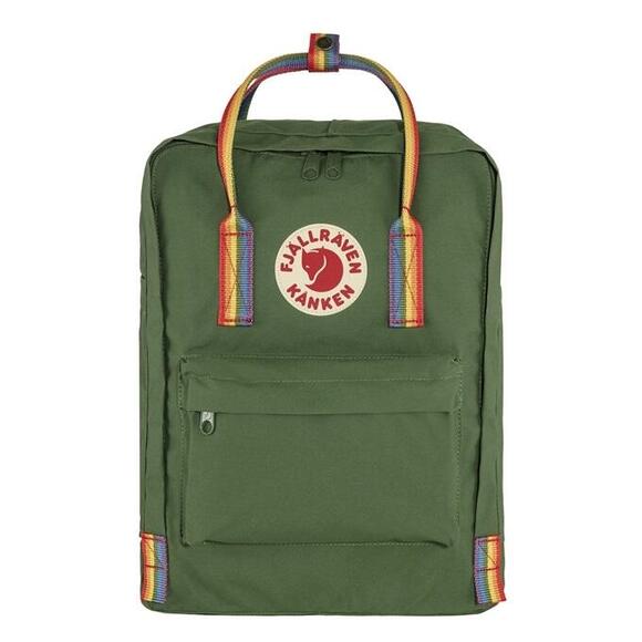 Product image 1 of Fjallraven Kanken Rainbow Rugzak spruce green-rainbow pattern
