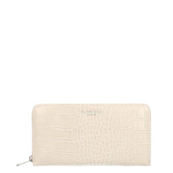 Product image 1 of Flora & Co Croco Portemonnee Ziparound off white