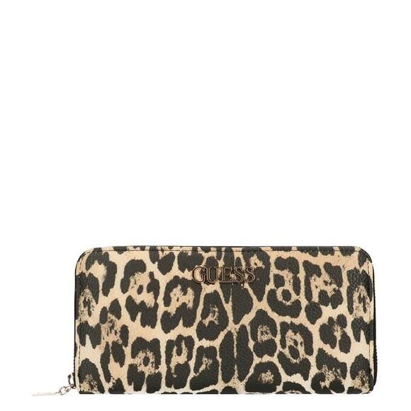 Product image 1 of Guess Alby Slg Large Zip Around leopard