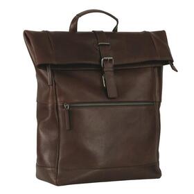Afbeelding van Leonhard Heyden Roma Backpack Rolltop brown