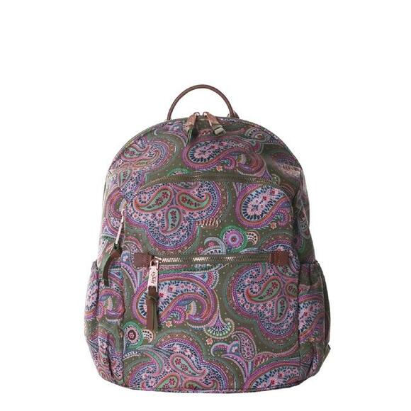 Product image 1 of Oilily Helena Paisley Travel Backpack cypres