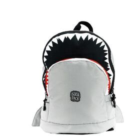 Afbeelding van Pick & Pack Shark Shape Backpack M grey