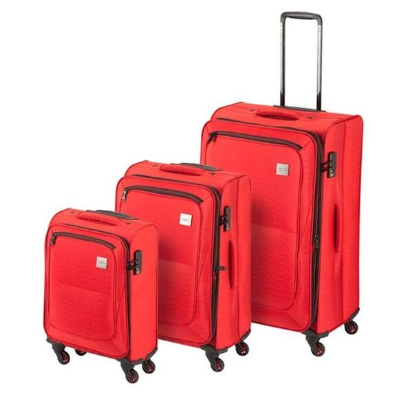 Product image 1 of Princess Traveller Colombo 3 Delige Kofferset red