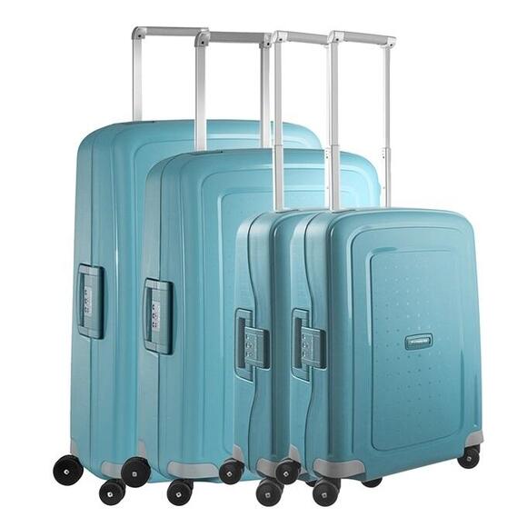Product image 1 of Samsonite S'Cure 4-Delige Kofferset 55/55/69/75 aqua blue