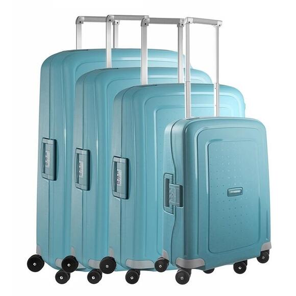Product image 1 of Samsonite S'Cure 4-Delige Kofferset 55/69/75/81 aqua blue