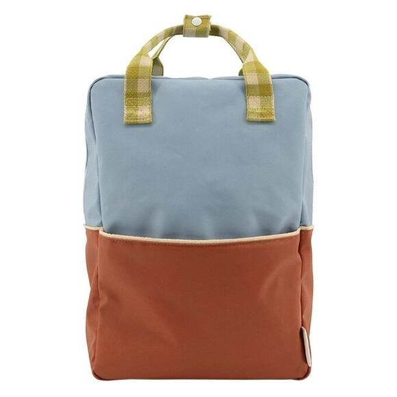 Product image 1 of Sticky Lemon Colourblocking Backpack Large blueberry willow brown pear green