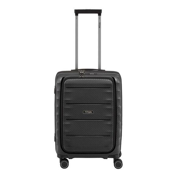 Product image 1 of Titan Highlight 4 Wiel Trolley S Front Pocket black