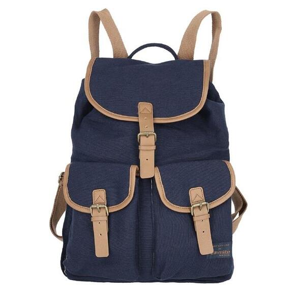 Product image 1 of Travelite Hempline Flap Backpack navy