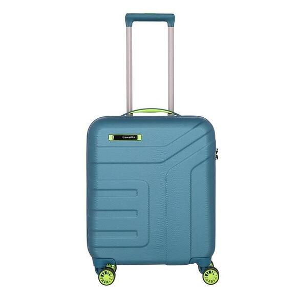 Product image 1 of Travelite Vector 4 Wiel Trolley S petrol/lime